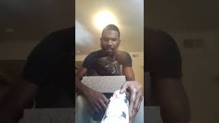 unboxing sneakersblack catcement 4s Mikes [upl. by Margalo]