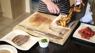 Home Cooking with Chef Craik Bavette Steak [upl. by Joly405]