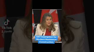 GST Exemption for Student Residence Construction Freeland [upl. by Terris]