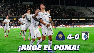 PUMAS GOLEA A QUERETARO EN CU LIGA MX APERTURA 2023 JORNADA 11  EN ZONA FUT [upl. by Catherin]