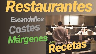 Plantillas Excel para Restaurantes Gratis Cálculo Costes Escandallos y Recetas EJEMPLO EXCEL [upl. by Ahsaei]