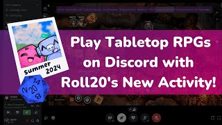 Play DampD and Other RPGs in Discord with Roll20 Activity [upl. by Sirama792]