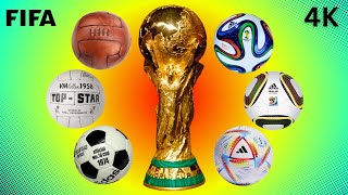 EVERY World Cup Ball  19302022 [upl. by Senalda]