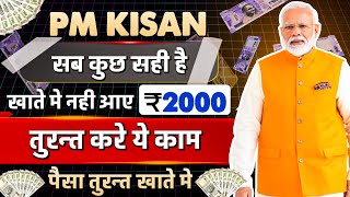 Pm Kisan जिन किसानों का सब कुछ सही है कोई भी कमी नहीं है फिर क्यों नहीं मिली किस्त  PM Kisan [upl. by Enileme492]