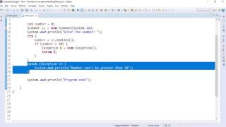 Java Exception Handling 7  make your own Exception Bangla [upl. by Amii]