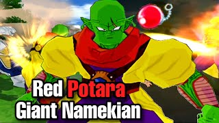 Red Potara Giant Namekian Has ENDLESS Regeneration Budokai Tenkaichi 3 [upl. by Enelrahs]