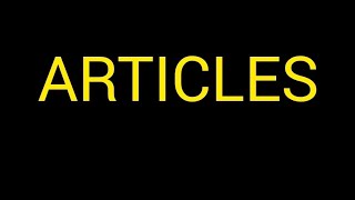 Articles for 6th grade grammar [upl. by Arv457]