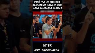 POPÓ FAZ UM DISCURSO EMOCIONANTE NA HORA DA PESAGEM E SE LIGA NA REAÇÃO DO BAMBAM [upl. by Nykal388]