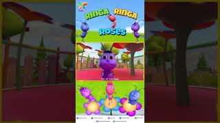 Ringa Ringa Roses nurseryrhymes ytshorts shorts kidssongs ringaringaroses poem [upl. by Estren]