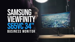 The perfect productivity Monitor The Samsung ViewFinity S65VC Business Monitor [upl. by Enelkcaj15]