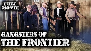 GANGSTERS OF THE FRONTIER  Tex Ritter  Full Western Movie  English  Wild West  Free Movie [upl. by Onairelav530]