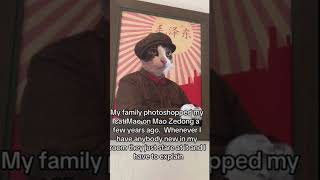 Cat Mao on Mao Zedong shorts cat mao china parody lol memes photoshop funny [upl. by Rocray]