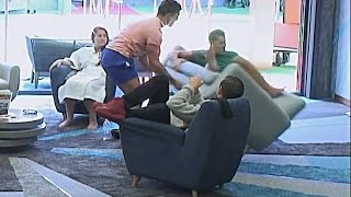 Strong Guy Gets Annoyed And Throws A Dude With The Couch [upl. by Ahsiad66]