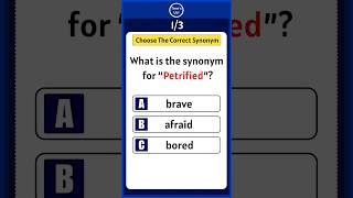 English Synonyms Quiz  Can You Score 33 synonyms english shorts [upl. by Jorgensen]