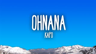 Kapo  OHNANA [upl. by Annez36]