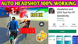 HEADSHOT AND GFX TOOL FOR FREE FIRE MAX  GFX TOOL FOR FREE FIRE MAX  HEADSHOT  HEADSHOT [upl. by Lled]