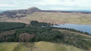 Harperleas West Lomond Lomond Hills Fishery drone view DJI FIfe Matt Livsey [upl. by Aivila191]