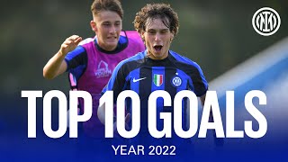 BEST MOMENTS 2022  TOP 10 GOALS UNDER 19 ⚽⚫🔵 [upl. by Eelahs]