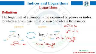 INDICES AND LOGARITHMS Lesson 4 [upl. by Grethel]