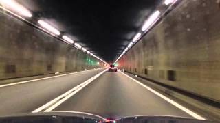 Gotthard tunnel  TIme lapse 17 km in 30 seconds [upl. by Ebba]