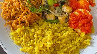 Nasi kuning magic com ala uni [upl. by Dirrej]