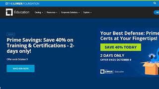 Save 40 Off Linux Foundation Training and Certs Oct 8  9 2024 CLOSED [upl. by Aehr]