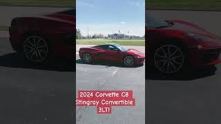 2024 Corvette C8 Stingray Convertible 3LT  Red Mist Metallic Tintcoat [upl. by Bouzoun793]