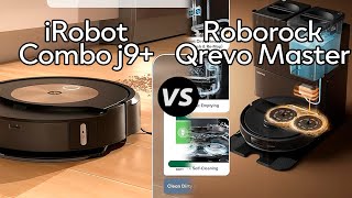 iRobot Roomba Combo j9 Vs Roborock Qrevo Master  Which One Is Better specs Comparison [upl. by Nodanrb809]