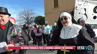 Castel di Lama  Da Chiara Ferragni al papa il Carnevale lamense è un successo [upl. by Norehc]