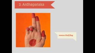 Asamyuktas HastasSingle Hand Gestures of BharataNatyam classical dance [upl. by Redle]