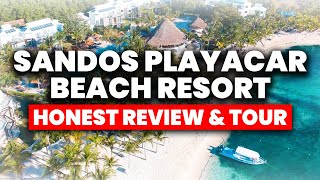 Sandos Playacar Beach Resort  Playa Del Carmen  HONEST Review amp Tour [upl. by Chassin]