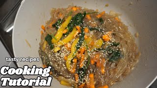 quotQuick and Easy Japchae A Flavorful Recipe Tutorial [upl. by Nissie74]