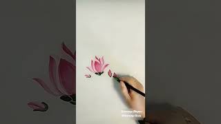 Spring Magnolia Bloom Painting Magnolias with Minimal Leaves [upl. by Oakes69]