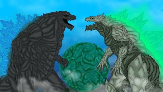 Voidzilla Earth vs Godzilla Earth  Monsters from other dimensions  PANDY Animation 78 [upl. by Adyol]