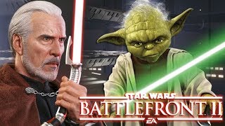 STAR WARS Battles Yoda Vs Count Dooku [upl. by Noivaz]