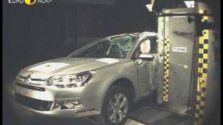 Euro NCAP  Citroen C5  2008  Crash test [upl. by Araic426]