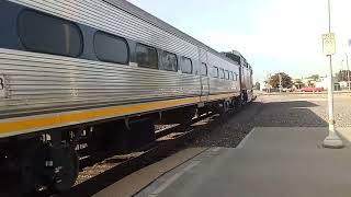 Amtrak 715  Hanford [upl. by Yrtneg456]