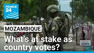 Mozambique election Security economy top issues facing next government • FRANCE 24 English [upl. by Alel]