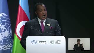 COP29  Allocution de SEM Denis SassouNGuesso [upl. by Hubert]