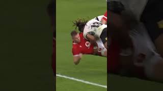 Nayacalevu MASSIVE TACKLE vs Wales [upl. by Annij586]