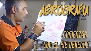 Aerografia como pintar con aerografo lo mas importante para comenzar con el pie derecho [upl. by Seldon]