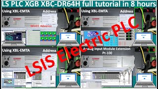 PLC LSIS full tutorial in 8 hours PLC LS Electric training PLC LSIS simulation PLC LS hardware [upl. by Ogires]