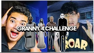 SOKHER GAMER AND BANGLA GAMER GRANNY 4 CHALLENGE VIDEO🔥 [upl. by Ahsauqram]