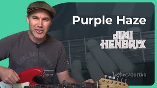 How to play Purple Haze by Jimi Hendrix  Guitar Lesson [upl. by Ehtylb]