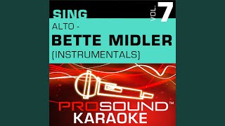 In My Life Karaoke Instrumental Track In the Style of Bette Midler [upl. by Hagep462]