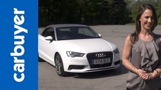 Audi A3 Cabriolet convertible 2014 review  Carbuyer [upl. by Kolodgie]