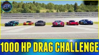 Forza Horizon 2 Online  1000 Horsepower Drag Cars AR12 ARMY vs NICK [upl. by Aifas]