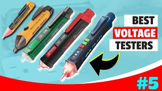 Best Voltage Testers 2024  Top 5 Non Contact Voltage Detector Review [upl. by Magnum]