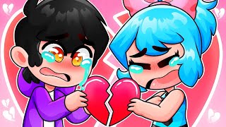 ¡SRJUANCHO CUADRADO TERMINA CON SU NOVIA 😭💔 ¿PASO SOLO SAN VALENTIN 😔 SRJUANCHO MINECRAFT ROLEPLAY [upl. by Llegna]