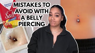 10 MISTAKES TO AVOID WHEN GETTING A BELLY PIERCING  Vesly Bea [upl. by Okiman]